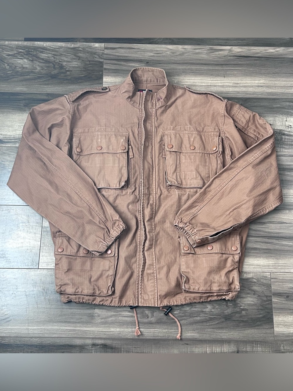 EOTAC Operators Grade Field Jacket Mens Size XL 1/2 Zip Tactical Brown
